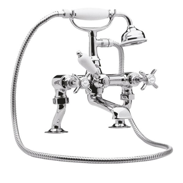 Picture of Neutral Beaumont Luxury 3/4" Cranked Bath Shower Mixer