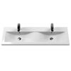 Picture of Neutral Deco 1200mm Wall Hung 2 Drawer Vanity & Double Basin