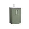 Picture of Neutral Deco 500mm Floor Standing 2 Door Vanity & Basin