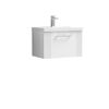 Picture of Neutral Deco 600mm Wall Hung Single Drawer Vanity & Basin